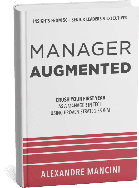 Book cover for Manager Augmented by Alexandre Mancini
