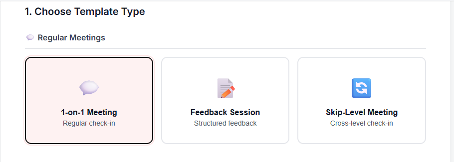 Why Your One on One Meeting Template Should Not Be a Generic List